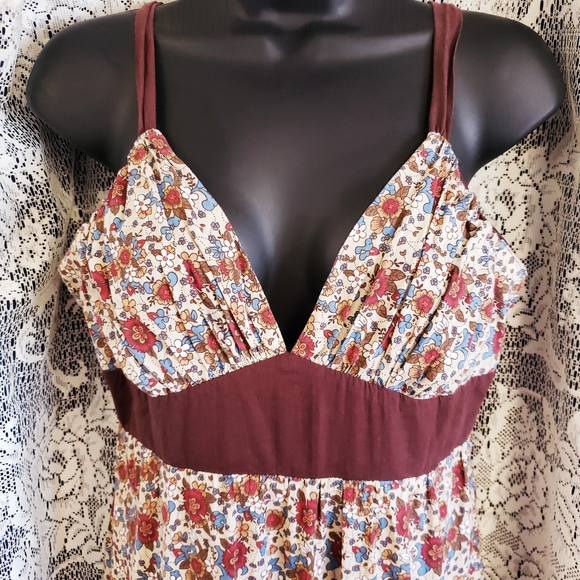 Calico Cottagecore Dress - Picture 2 of 5